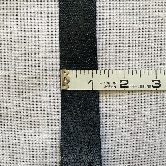 Douglas Paquette Vintage 80’s Signed Celtic Knot / Flower Buckle Snakeskin Belt - Picture 6 of 16